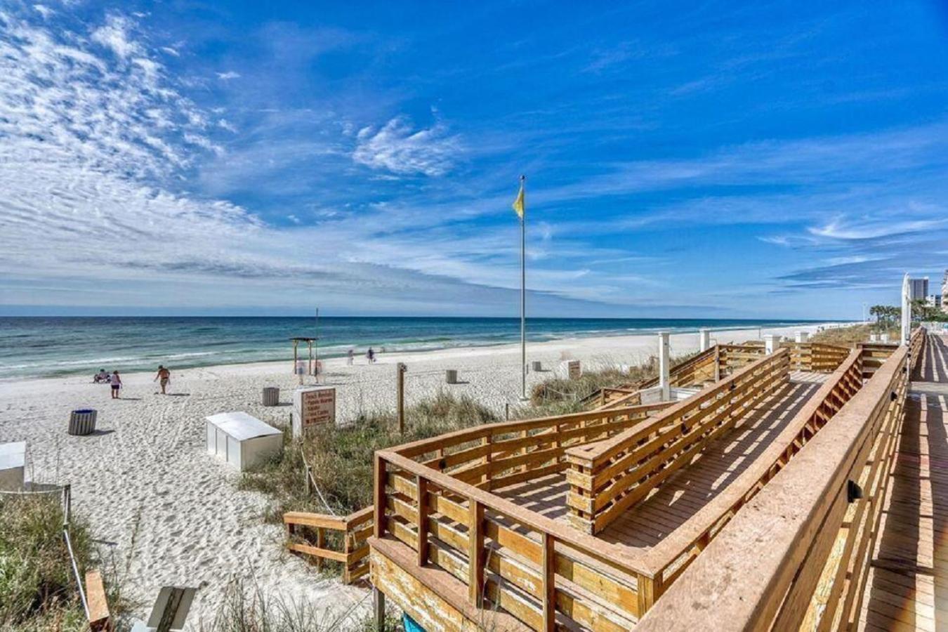 Beachfront Spacious Renovated Condo - Pools, Hot Hub, Spa - Walk To Pier Park In Pcb Panama City Beach Eksteriør bilde